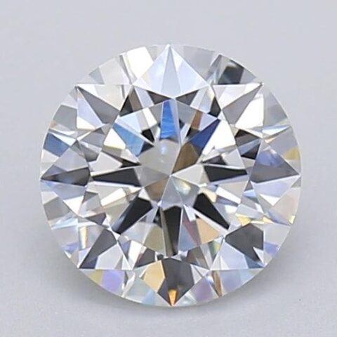 1.03 Carat Round Shaped Excellent Cut E- VS1 Lab Grown Diamond