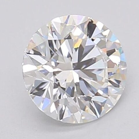 1.03 Carat Round Shaped Excellent Cut E- VS1 Lab Grown Diamond
