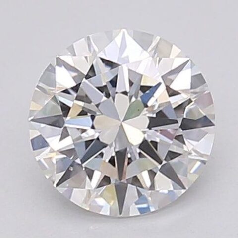 1.03 Carat Round Shaped Excellent Cut E- VS1 Lab Grown Diamond