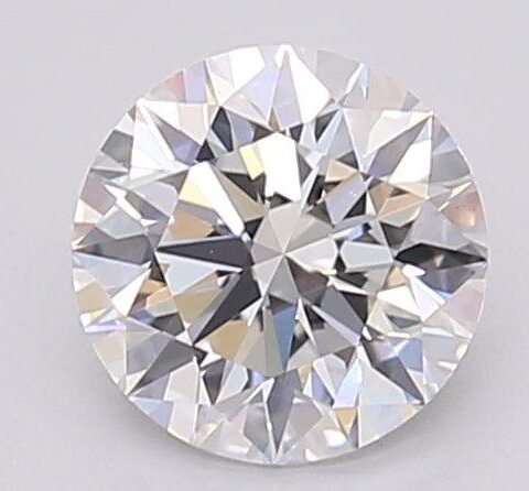 1.03 Carat Round Shaped Excellent Cut E- VS1 Lab Grown Diamond