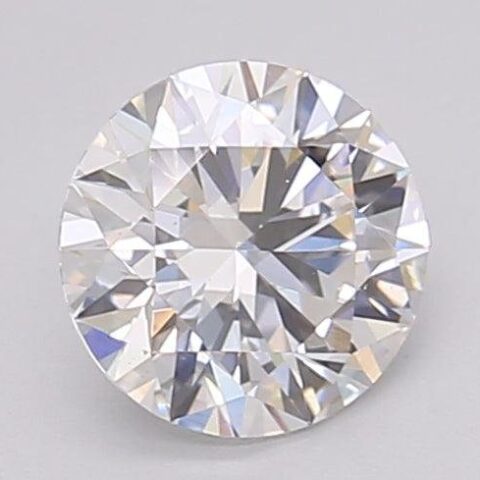1.03 Carat Round Shaped Excellent Cut E- VS1 Lab Grown Diamond