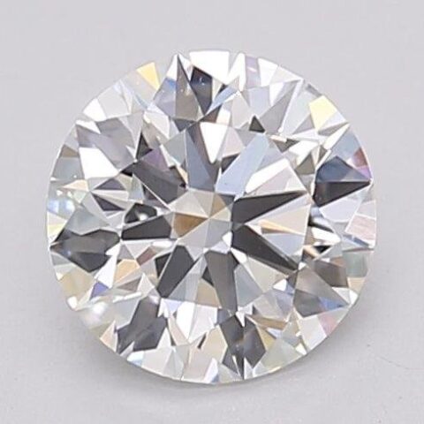 1.03 Carat Round Shaped Excellent Cut E- VS1 Lab Grown Diamond