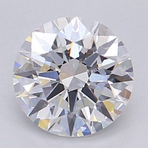 1.03 Carat Round Shaped Excellent Cut E- VS1 Lab Grown Diamond