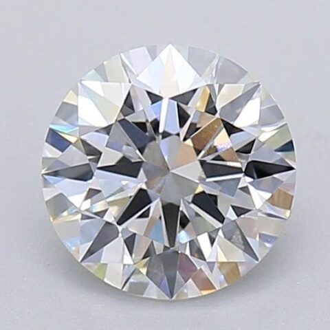1.03 Carat Round Shaped Excellent Cut E- VS1 Lab Grown Diamond
