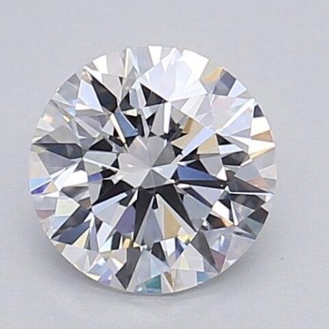 1.03 Carat Round Shaped Excellent Cut E- VS1 Lab Grown Diamond