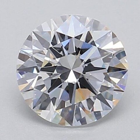 1.03 Carat Round Shaped Excellent Cut E- VS1 Lab Grown Diamond