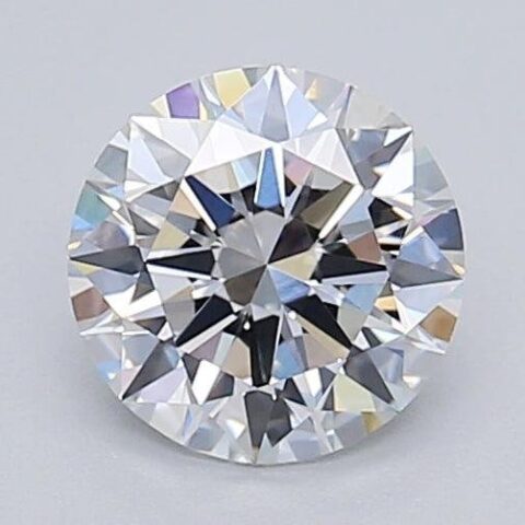 1.03 Carat Round Shaped Very Good Cut E- VS1 Lab Grown Diamond