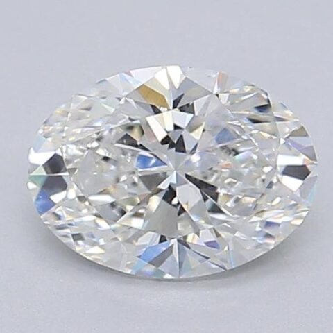 1.03 Carat Oval Shaped Excellent Cut E- VS2 Lab Grown Diamond