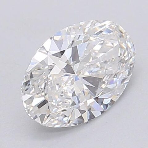 1.03 Carat Oval Shaped Excellent Cut E- VS2 Lab Grown Diamond