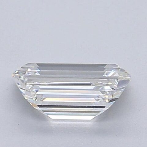 1.03 Carat Emerald Shaped Excellent Cut F- VS1 Lab Grown Diamond