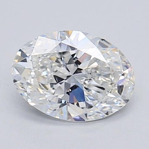 1.03 Carat Oval Shaped Excellent Cut F- VS1 Lab Grown Diamond