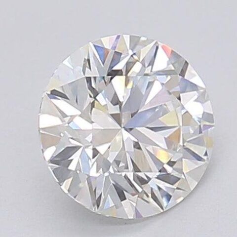 1.03 Carat Round Shaped Excellent Cut F- VS1 Lab Grown Diamond