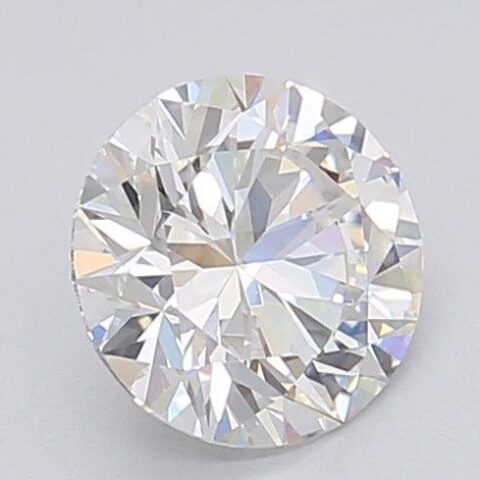 1.03 Carat Round Shaped Excellent Cut F- VS1 Lab Grown Diamond