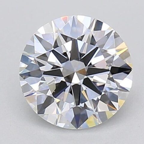 1.03 Carat Round Shaped Excellent Cut F- VS1 Lab Grown Diamond