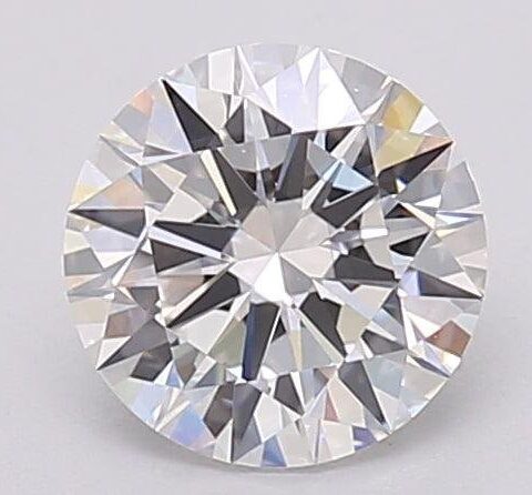 1.03 Carat Round Shaped Excellent Cut F- VS1 Lab Grown Diamond