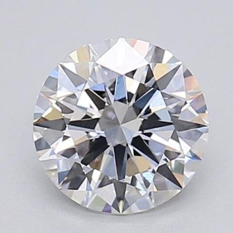 1.03 Carat Round Shaped Excellent Cut F- VS1 Lab Grown Diamond