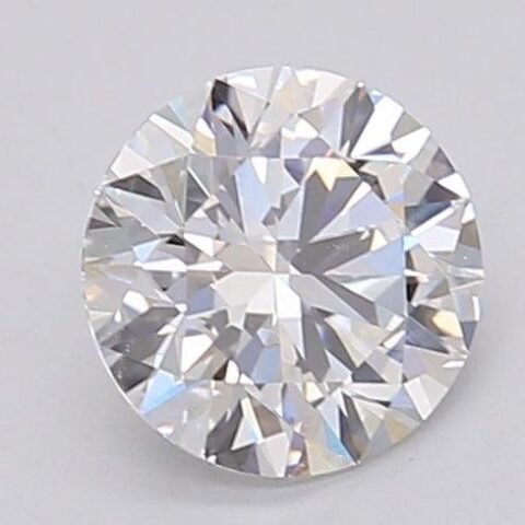 1.03 Carat Round Shaped Excellent Cut F- VS1 Lab Grown Diamond