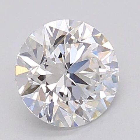 1.03 Carat Round Shaped Excellent Cut F- VS1 Lab Grown Diamond