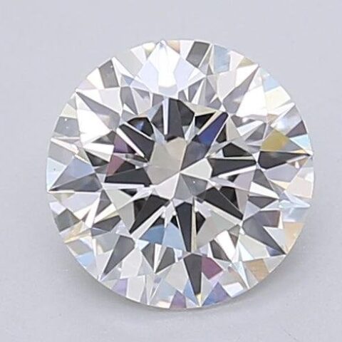 1.03 Carat Round Shaped Excellent Cut F- VS1 Lab Grown Diamond