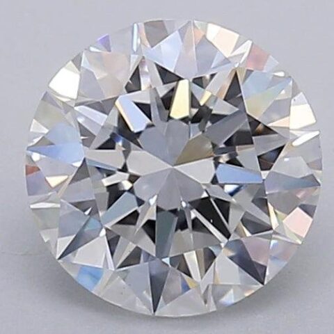 1.03 Carat Round Shaped Excellent Cut F- VS1 Lab Grown Diamond