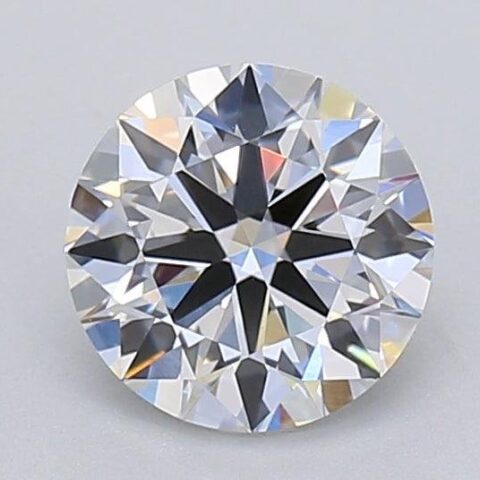1.03 Carat Round Shaped Excellent Cut F- VS1 Lab Grown Diamond