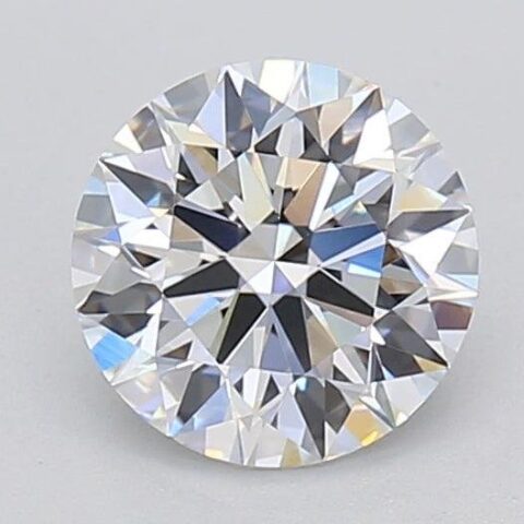 1.03 Carat Round Shaped Excellent Cut F- VS1 Lab Grown Diamond