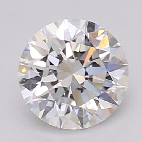 1.03 Carat Round Shaped Excellent Cut F- VS1 Lab Grown Diamond