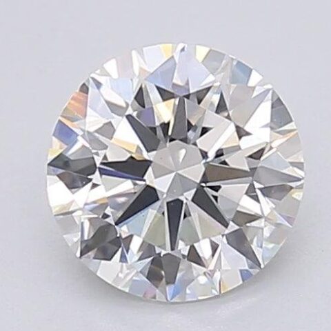 1.03 Carat Round Shaped Excellent Cut F- VS1 Lab Grown Diamond
