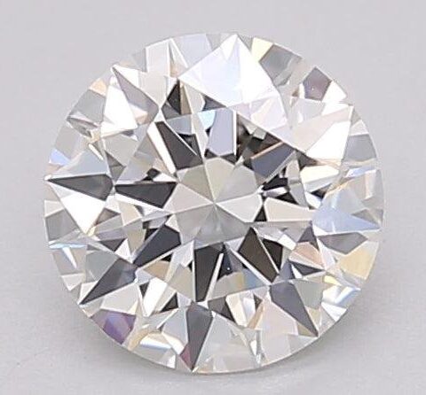 1.03 Carat Round Shaped Excellent Cut F- VS1 Lab Grown Diamond