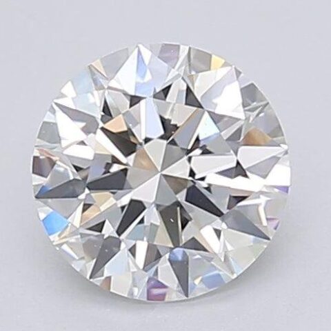 1.03 Carat Round Shaped Excellent Cut F- VS1 Lab Grown Diamond