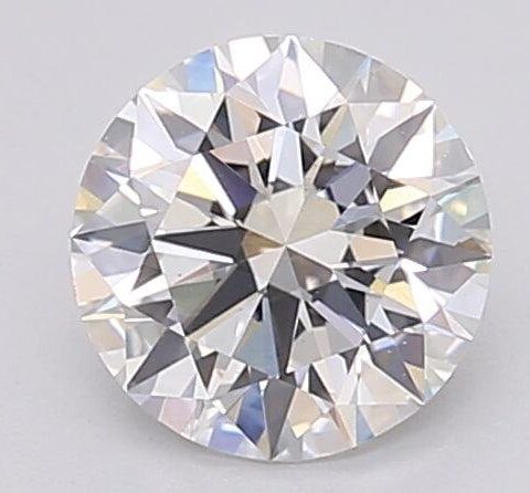 1.03 Carat Round Shaped Excellent Cut F- VS1 Lab Grown Diamond