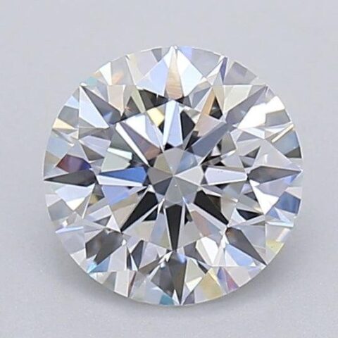 1.03 Carat Round Shaped Excellent Cut F- VS1 Lab Grown Diamond