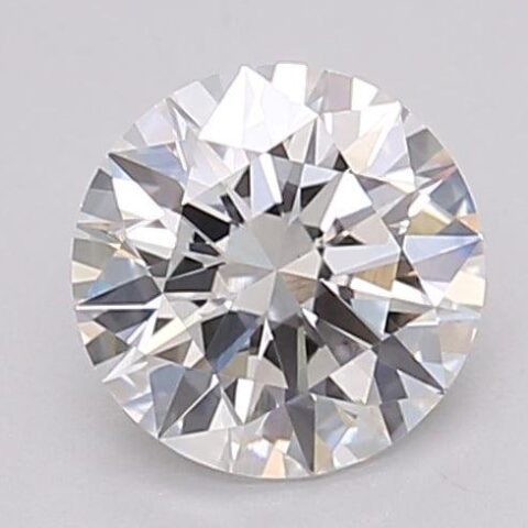 1.03 Carat Round Shaped Excellent Cut F- VS1 Lab Grown Diamond
