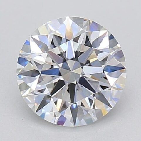 1.03 Carat Round Shaped Excellent Cut F- VS1 Lab Grown Diamond