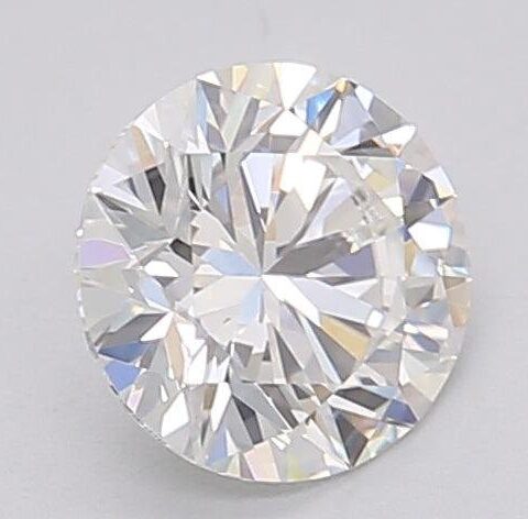 1.03 Carat Round Shaped Excellent Cut F- VS1 Lab Grown Diamond