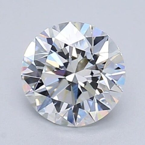 1.03 Carat Round Shaped Excellent Cut F- VS1 Lab Grown Diamond
