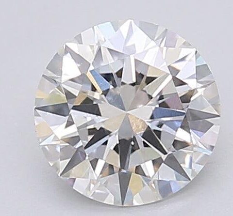 1.03 Carat Round Shaped Excellent Cut F- VS1 Lab Grown Diamond