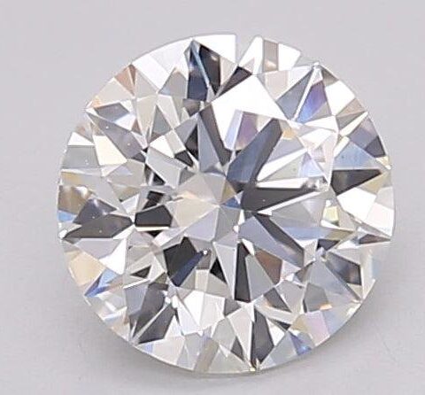 1.03 Carat Round Shaped Excellent Cut F- VS1 Lab Grown Diamond