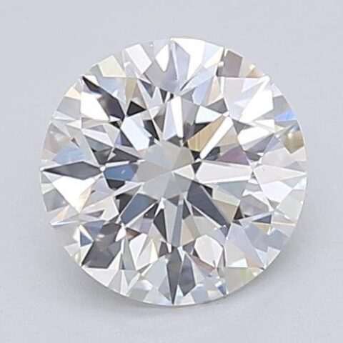 1.03 Carat Round Shaped Excellent Cut F- VS1 Lab Grown Diamond