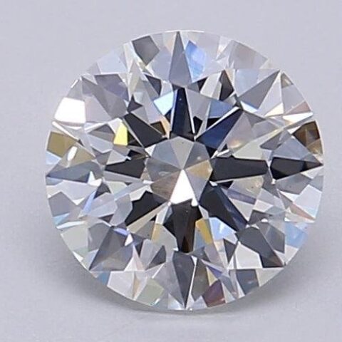 1.03 Carat Round Shaped Excellent Cut F- VS1 Lab Grown Diamond