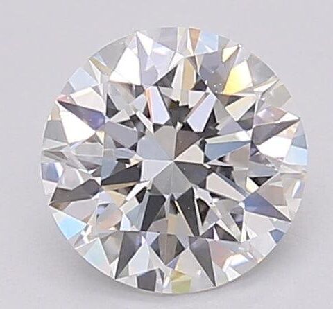 1.03 Carat Round Shaped Excellent Cut F- VS1 Lab Grown Diamond