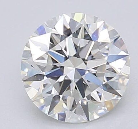 1.03 Carat Round Shaped Excellent Cut F- VS1 Lab Grown Diamond
