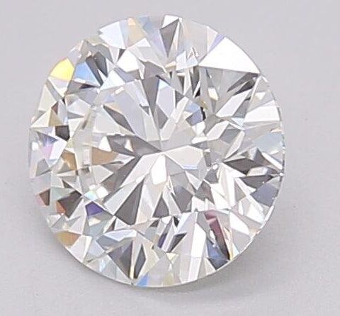 1.03 Carat Round Shaped Excellent Cut F- VS1 Lab Grown Diamond