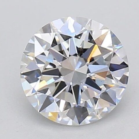 1.03 Carat Round Shaped Excellent Cut F- VS1 Lab Grown Diamond