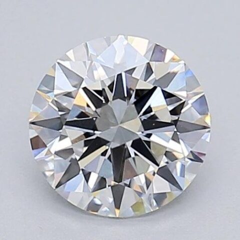 1.03 Carat Round Shaped Very Good Cut F- VS1 Lab Grown Diamond