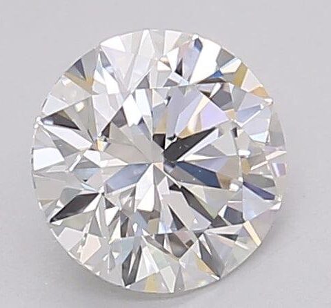 1.03 Carat Round Shaped Excellent Cut F- VS1 Lab Grown Diamond