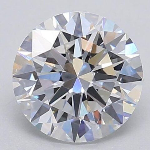 1.03 Carat Round Shaped Excellent Cut F- VS1 Lab Grown Diamond