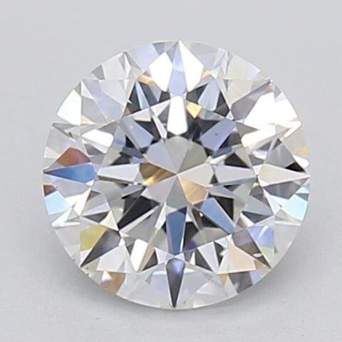1.03 Carat Round Shaped Excellent Cut F- VS1 Lab Grown Diamond