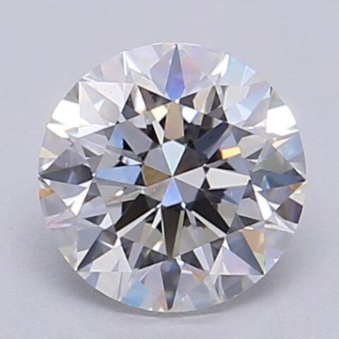 1.03 Carat Round Shaped Excellent Cut F- VS1 Lab Grown Diamond