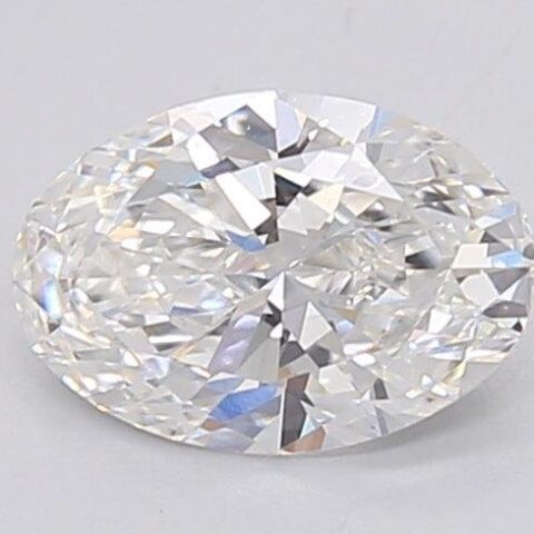 1.03 Carat Oval Shaped Excellent Cut F- VS2 Lab Grown Diamond